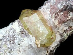 Apatite Crystal In Matrix - Durango, Mexico #33851