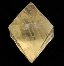 Yellow, Cleaved Fluorite Octahedron - Illinois #37828