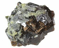 2.9 Black Andradite (Melanite) Garnet Cluster - Morocco (#107911) For Sale  