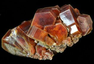 Large Vanadinite Crystal Cluster - Morocco #42170
