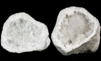 Keokuk Geode with Large Calcite Crystal - Missouri #47108