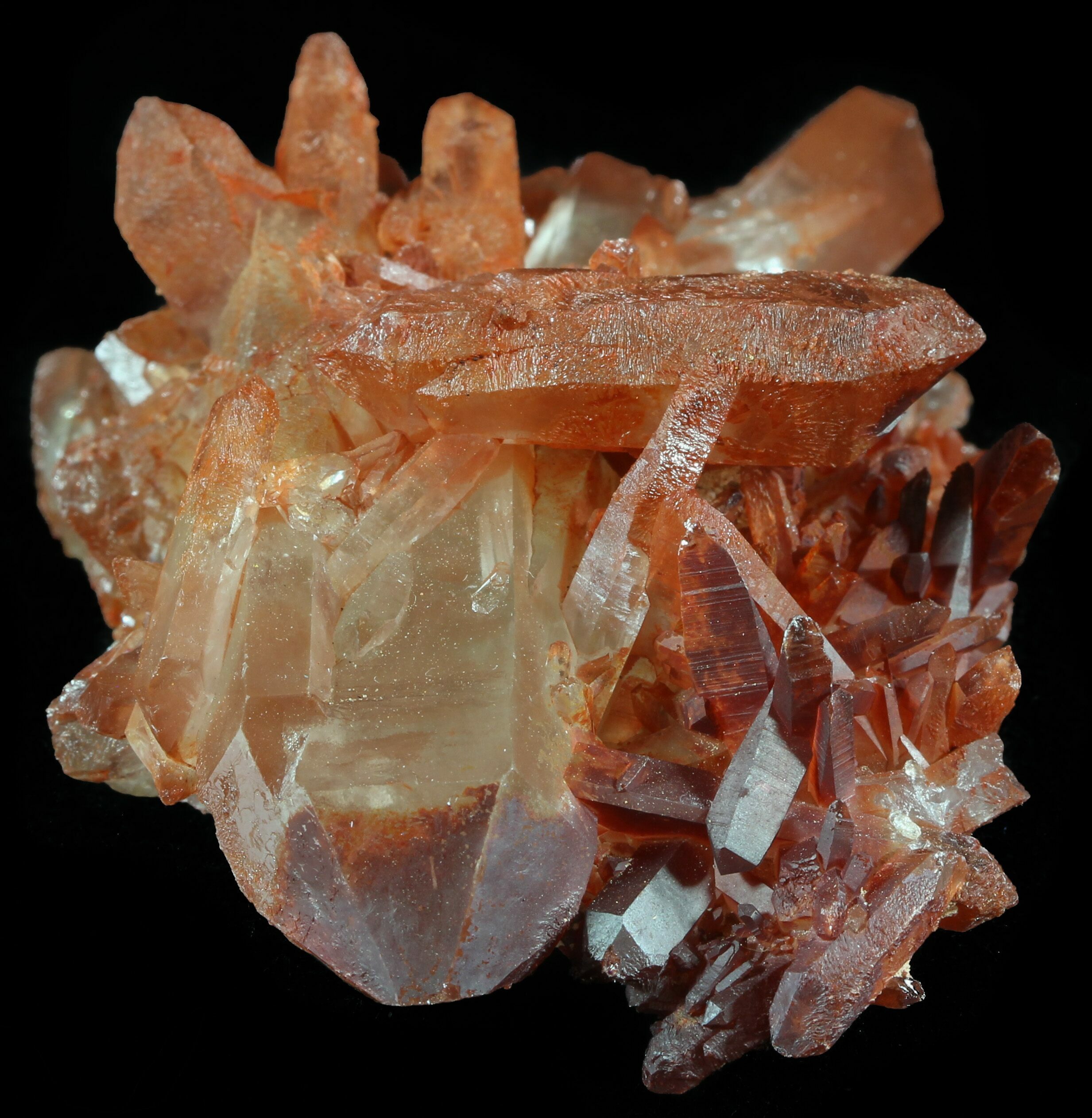 2.6" Natural, Red Quartz Crystals Morocco For Sale (51546
