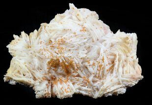 Red-Orange Vanadinite Crystals on Barite - Morocco #57266