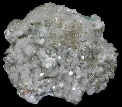 Quartz, Calcite, Pyrite and Fluorite Association - Fluorescent #61574