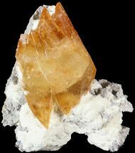 Gemmy, Twinned Calcite Crystals On Matrix - Elmwood Mine #63370