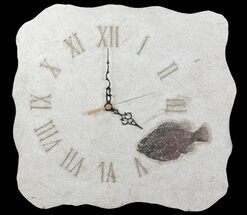 Tall Clock With Fossil Fish (Cockerellites) - Wyoming #64199