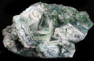 Green Fluorite & Druzy Quartz - Unaweep Canyon, Colorado #33352