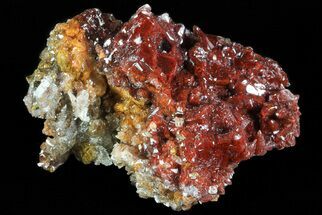 Red Calcite Crystal Cluster - Mexico #72011