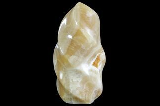 5.9" Brown Calcite Flame - Crystal #74667