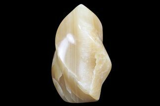 4.5" Brown Calcite Flame - Crystal #74642
