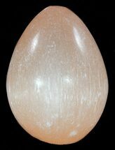 2 1/2" Orange Polished Selenite Eggs - Crystal #75599