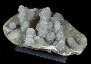 Prasiolite (Green Quartz) Stalactite Cluster - Uruguay #77868