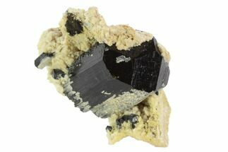 Black Tourmaline (Schorl) & Feldspar Cluster - Namibia #90686
