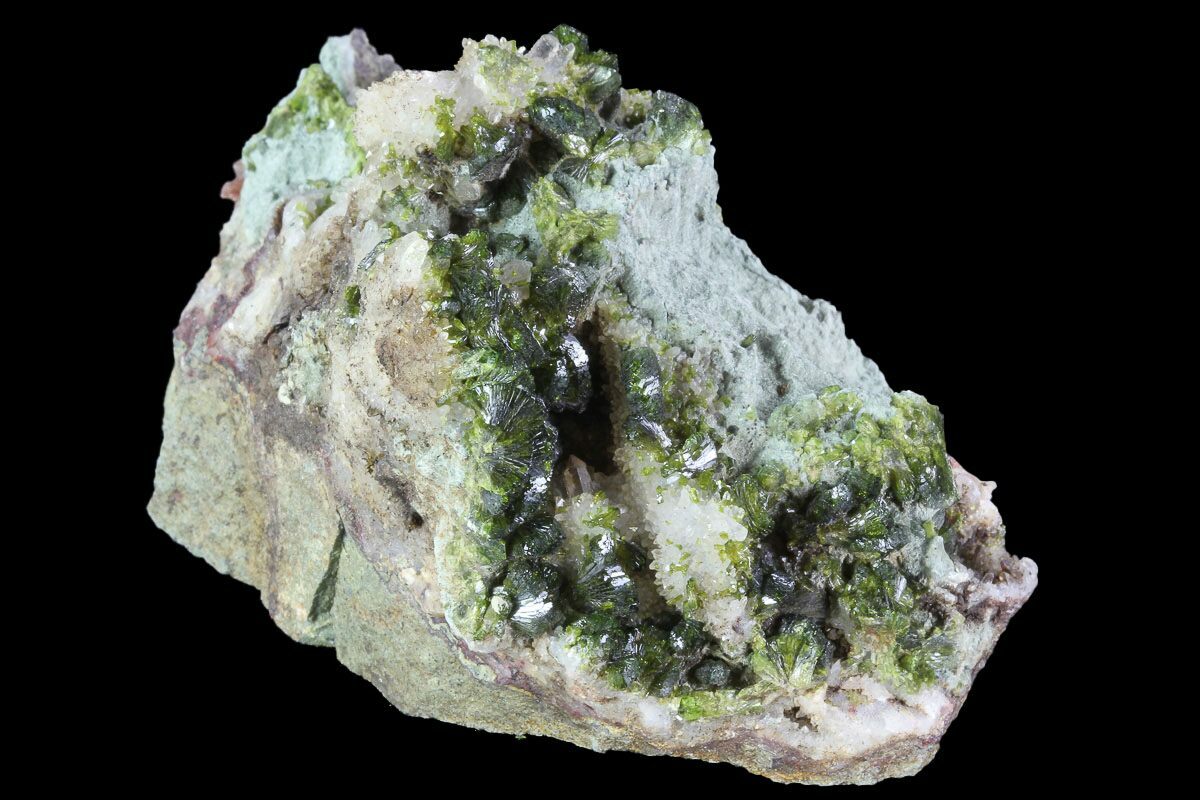 EPIDOTE from Morocco AFRICA-Epidote-03 Rocks and Minerals