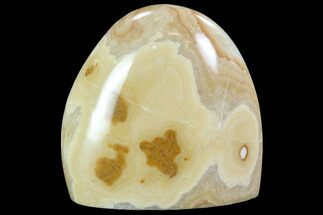 3.8" Free-Standing, Polished Brown Calcite - Crystal #91757