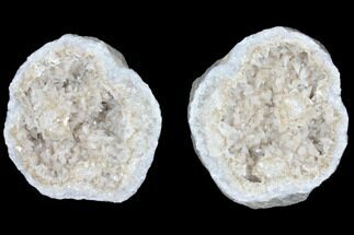 Keokuk Geode with Calcite Crystals - US #96565
