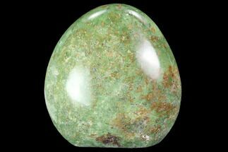 4.2" Polished Green Chrysoprase Freeform - Madagascar - Crystal #99373