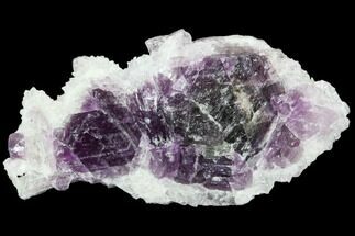 Purple Fluorite With Quartz Epimorphs - Arizona #103550