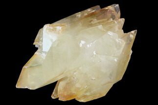 Gemmy, Twinned Calcite Crystals - Cumberland Mine, Tennessee #103954