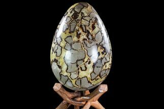 Huge, Polished Septarian Egg ( Lbs) - Madagascar #107181