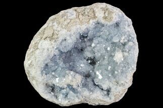 Sky Blue Celestine (Celestite) Geode - Very Sparkly! #107344