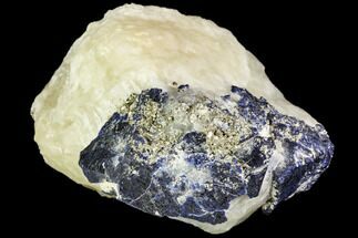 Large Lazurite Crystals in Calcite Matrix - Afghanistan #111801