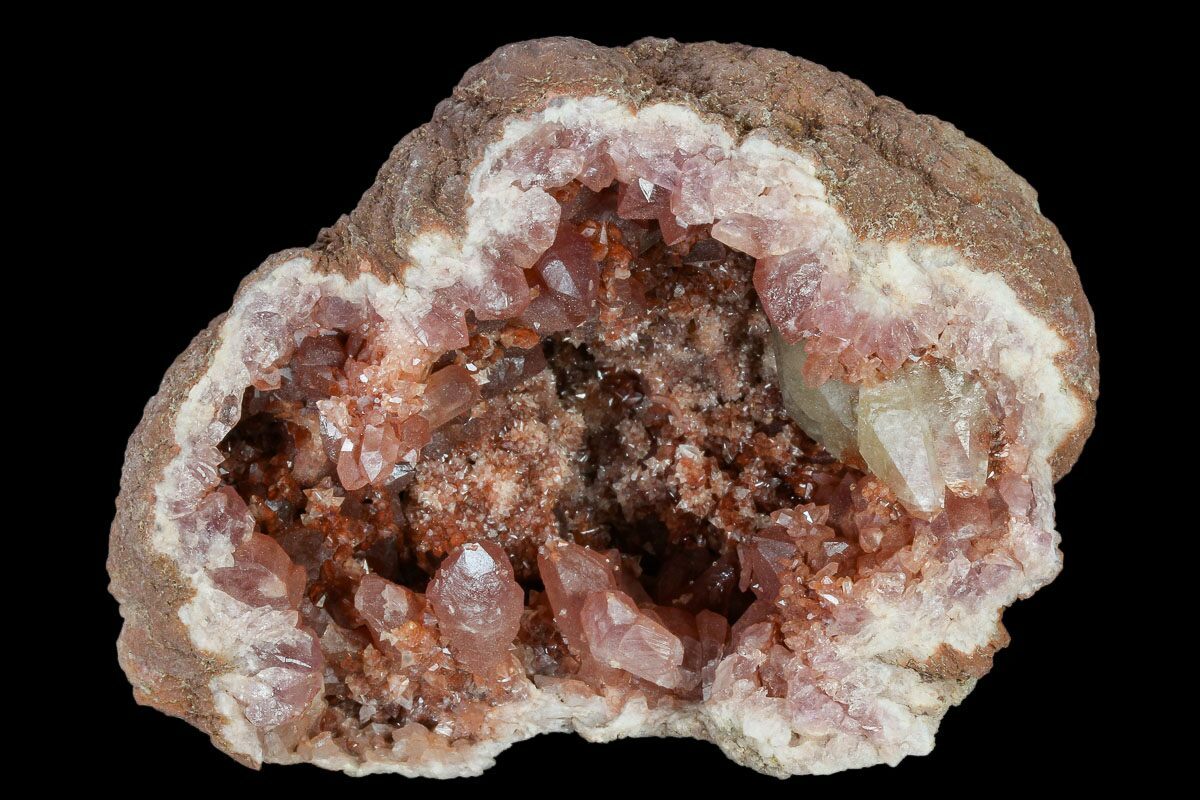 4.4" Pink Amethyst Geode - Choique Mine, Argentina (#115051) For Sale