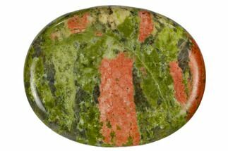 Polished Unakite Worry Stones #115367