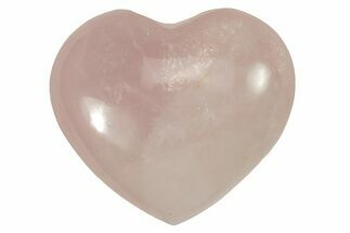 Polished Rose Quartz Heart #115456