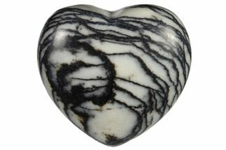 Polished Zebra Jasper Heart #116612