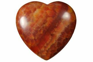 Polished Snakeskin Agate Heart #121142