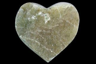 Green Quartz Heart - Uruguay #123707