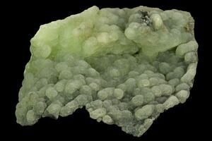 3.8 Green Prehnite Crystal Cluster - Morocco (#190989) For Sale 