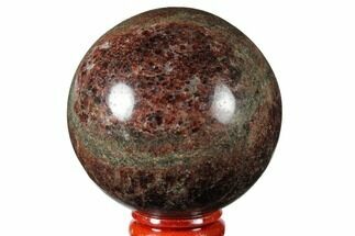 2.4" Polished Garnetite (Garnet) Sphere - Madagascar - Crystal #132059