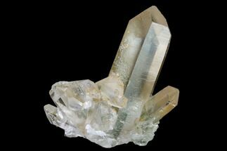 Quartz Crystal Cluster with Chlorite Phantoms - Brazil #134965