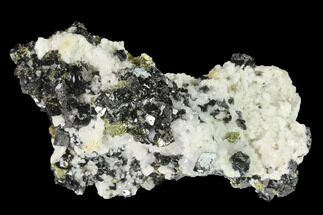Chalcopyrite, Sphalerite and Calcite Association - Peru #141836