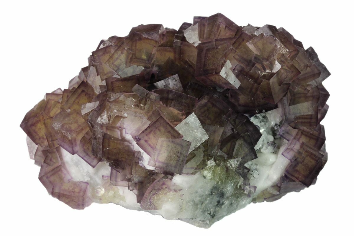 China Stepped Phantom Fluorite Crystal from Yaoganxian