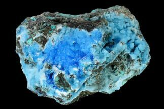 Vibrant Blue, Botryoidal Gibbsite - China #147665