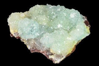 Lustrous Hemimorphite Crystal Cluster on Mimetite - Congo #148438
