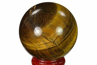 1.9" Polished Tiger's Eye Sphere - Crystal #148883