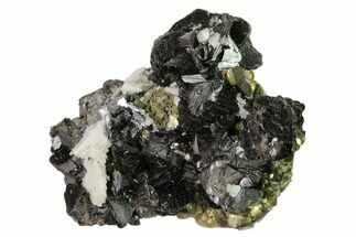 Sphalerite and Pyrite Crystal Cluster - Peru #149588