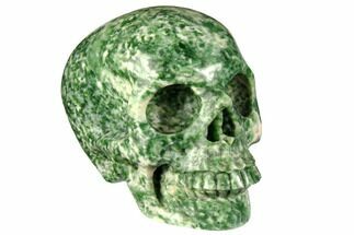 Realistic, Polished Hamine Jasper Skull #151006