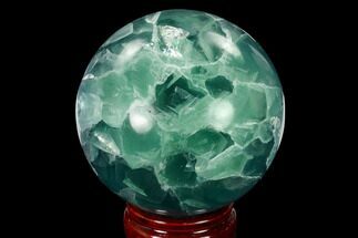 Colorful, Polished Fluorite Sphere - Mexico #153379