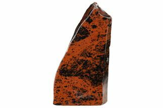 4.7" Polished Mahogany Obsidian Section - Mexico - Crystal #153504