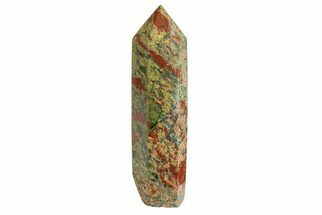 Tall, Polished Unakite Obelisk - South Africa #151851