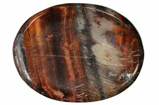 Red Tiger's Eye Worry Stones - 1.5" Size - Crystal #155182