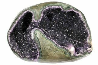 Dark Purple Amethyst Geode - Artigas, Uruguay #153441