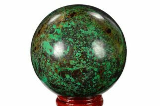 Polished Malachite Sphere - Peru #156461