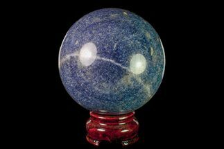 Polished Dumortierite Sphere - Madagascar #157693