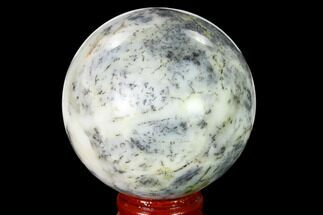 2.55" Polished Dendritic Agate Sphere - Madagascar - Crystal #157639
